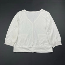 Load image into Gallery viewer, Girls Dave & Bella, lightweight button up top, light marks front & sleeve, FUC, size 8,