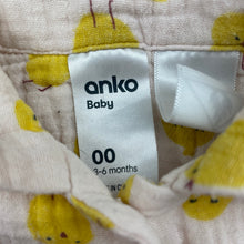 Load image into Gallery viewer, Girls Anko, crinkle cotton pyjama top, FUC, size 00,