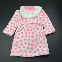 Load image into Gallery viewer, Girls Cotton On, soft fleece dressing gown / bath robe, FUC, size 3-4,