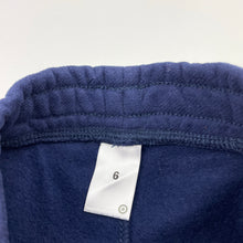 Load image into Gallery viewer, unisex Target, navy fleece lined track pants, Inside leg: 52cm, FUC, size 6,