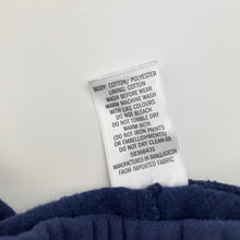 Load image into Gallery viewer, unisex Target, navy fleece lined track pants, Inside leg: 52cm, FUC, size 6,