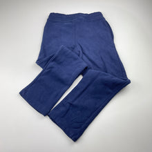 Load image into Gallery viewer, unisex Target, navy fleece lined track pants, Inside leg: 52cm, FUC, size 6,