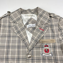 Load image into Gallery viewer, Boys LOME BOYS, checked cotton blend jacket, small mark back right cuff, FUC, size 8,