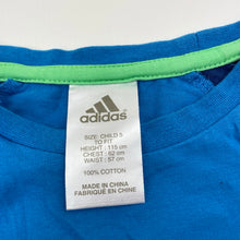 Load image into Gallery viewer, Boys Adidas, cotton long sleeve tee / top, FUC, size 5,