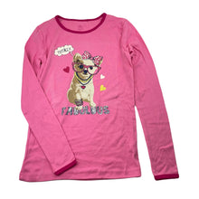 Load image into Gallery viewer, Girls The Place, cotton long sleeve pyjama top, dog, FUC, size 12,