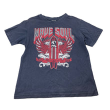 Load image into Gallery viewer, Boys Urban Supply, navy cotton t-shirt / top, FUC, size 7,