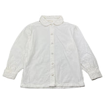 Load image into Gallery viewer, Girls Angel's Love, embellished corduroy cotton shirt, pink marks back left cuff, FUC, size 6,