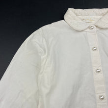 Load image into Gallery viewer, Girls Angel's Love, embellished corduroy cotton shirt, pink marks back left cuff, FUC, size 6,