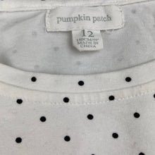 Load image into Gallery viewer, Girls Pumpkin Patch, stretchy long sleeve tee / top, FUC, size 12,