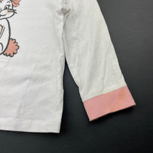 Load image into Gallery viewer, Girls Cotton On, long sleeve pyjama top, marks left cuff, FUC, size 3,