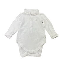 Load image into Gallery viewer, Boys Next, white stretchy polo romper, FUC, size 0,