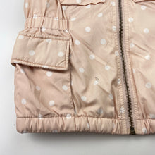 Load image into Gallery viewer, Girls Witchery, fleece lined vest / jacket, marks lower front, FUC, size 6,