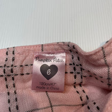 Load image into Gallery viewer, Girls Pumpkin Patch, pleated pink & grey skirt, adjustable, L: 26.5cm, EUC, size 6,