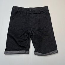 Load image into Gallery viewer, Girls Mango, lightweight stretch denim shorts, elasticated, unicorn, EUC, size 8,