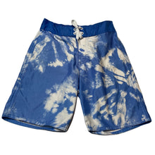 Load image into Gallery viewer, Boys Tilt, tie dyed lightweight board shorts, elasticated, GUC, size 8,