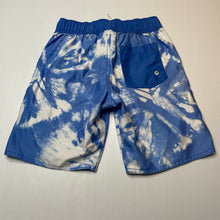 Load image into Gallery viewer, Boys Tilt, tie dyed lightweight board shorts, elasticated, GUC, size 8,