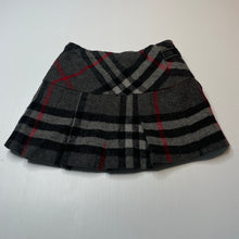 Load image into Gallery viewer, Girls Kids 21, lined wool blend skirt, adjustable, L: 29cm, EUC, size 8-10,