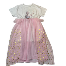 Load image into Gallery viewer, Girls Disney, Frozen Elsa tulle spliced dress, no labels, armpit to armpit: 29cm, EUC, size 6-8, L: 70cm