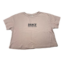 Load image into Gallery viewer, Girls Zara, cropped cotton t-shirt / top, FUC, size 8,