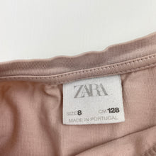 Load image into Gallery viewer, Girls Zara, cropped cotton t-shirt / top, FUC, size 8,