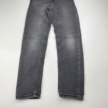 Load image into Gallery viewer, Girls Zara, stretch denim jeans, adjustable, Inside leg: 54cm, FUC, size 8,