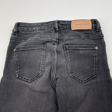 Load image into Gallery viewer, Girls Zara, stretch denim jeans, adjustable, Inside leg: 54cm, FUC, size 8,