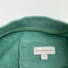 Load image into Gallery viewer, Girls Sportscraft, green cotton sweater / jumper, wash fade, FUC, size 8,