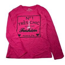 Load image into Gallery viewer, Girls Miss Understood, pink cotton long sleeve tee / top, EUC, size 12,