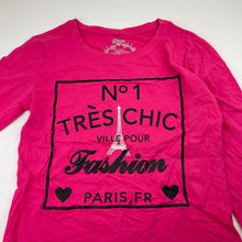 Load image into Gallery viewer, Girls Miss Understood, pink cotton long sleeve tee / top, EUC, size 12,