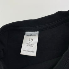 Load image into Gallery viewer, Boys Urban Supply, black cotton long sleeve tee / top, motorbike, EUC, size 10,