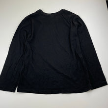 Load image into Gallery viewer, Boys Urban Supply, black cotton long sleeve tee / top, motorbike, EUC, size 10,
