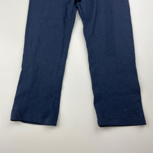 Load image into Gallery viewer, Girls B Collection, navy cropped leggings, Inside leg: 33cm, EUC, size 6,