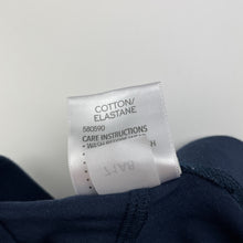 Load image into Gallery viewer, Girls B Collection, navy cropped leggings, Inside leg: 33cm, EUC, size 6,