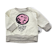 Load image into Gallery viewer, unisex Milk & Masuki, fleece lined organic cotton blend sweater / jumper, light mark, FUC, size 0,