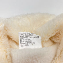 Load image into Gallery viewer, Girls CleverBean, fleece lined faux fur short sleeve jacket, L: 27cm, arpmit to armpit: 30cm, EUC, size 4-5,