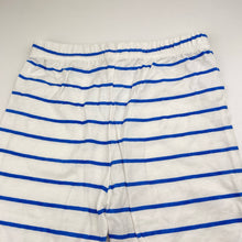 Load image into Gallery viewer, Girls Little Maven, striped cotton lace trim leggings, Inside leg: 33cm, EUC, size 12,