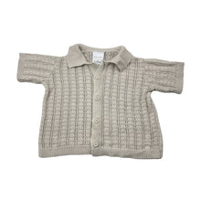 Load image into Gallery viewer, Girls Baby Baby, lightweight knit cotton button up top, FUC, size 0,