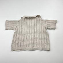 Load image into Gallery viewer, Girls Baby Baby, lightweight knit cotton button up top, FUC, size 0,