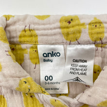 Load image into Gallery viewer, Girls Anko, crinkle cotton pyjama top, FUC, size 00,