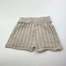 Load image into Gallery viewer, Girls Baby Baby, lightweight knit cotton shorts, elasticated, FUC, size 0,
