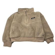 Load image into Gallery viewer, Girls Lonsdale, fleece cropped sweater / jumper, marks right sleeve, FUC, size 8,