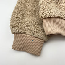 Load image into Gallery viewer, Girls Lonsdale, fleece cropped sweater / jumper, marks right sleeve, FUC, size 8,