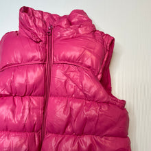 Load image into Gallery viewer, Girls Lily & Dan, fleece lined puffer vest / sleeveless jacket, GUC, size 6,