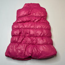 Load image into Gallery viewer, Girls Lily & Dan, fleece lined puffer vest / sleeveless jacket, GUC, size 6,