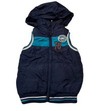 Load image into Gallery viewer, Boys Orchestra, navy puffer vest / sleeveless jacket, light mark, FUC, size 4,