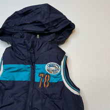Load image into Gallery viewer, Boys Orchestra, navy puffer vest / sleeveless jacket, light mark, FUC, size 4,
