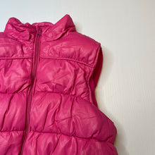 Load image into Gallery viewer, Girls L&D, fleece lined thick puffer vest / jacket, FUC, size 12,
