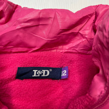 Load image into Gallery viewer, Girls L&D, fleece lined thick puffer vest / jacket, FUC, size 12,