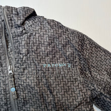 Load image into Gallery viewer, Boys PATCH X, lightly wadded jacket / coat, no size, armpit to armpit: 36cm, shoulder to cuff: 35cm, EUC, size 4,