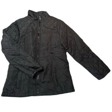 Load image into Gallery viewer, Girls Miss Understood, black lightly quilted jacket / coat, GUC, size 12,